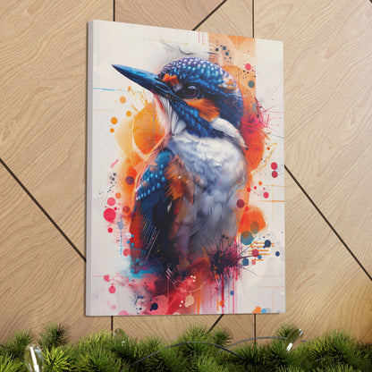 Bird - Abstract Illustration Canvas Gallery Wraps