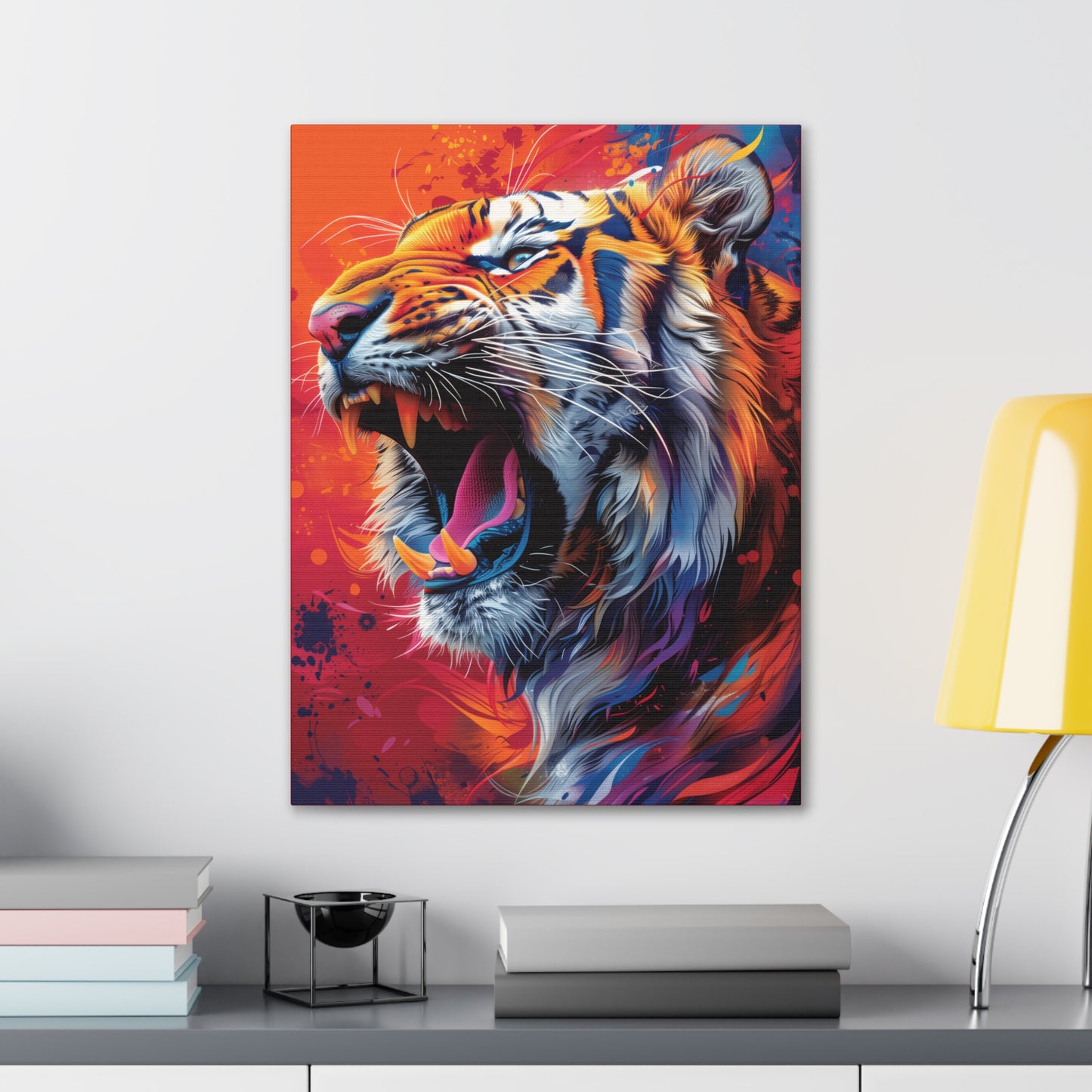 Tiger - Illustration Canvas Gallery Wraps