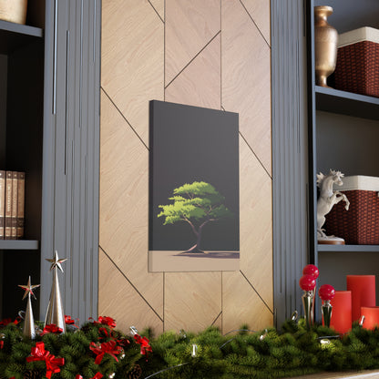 Bonsai Tree - Illustration Canvas Gallery Wraps