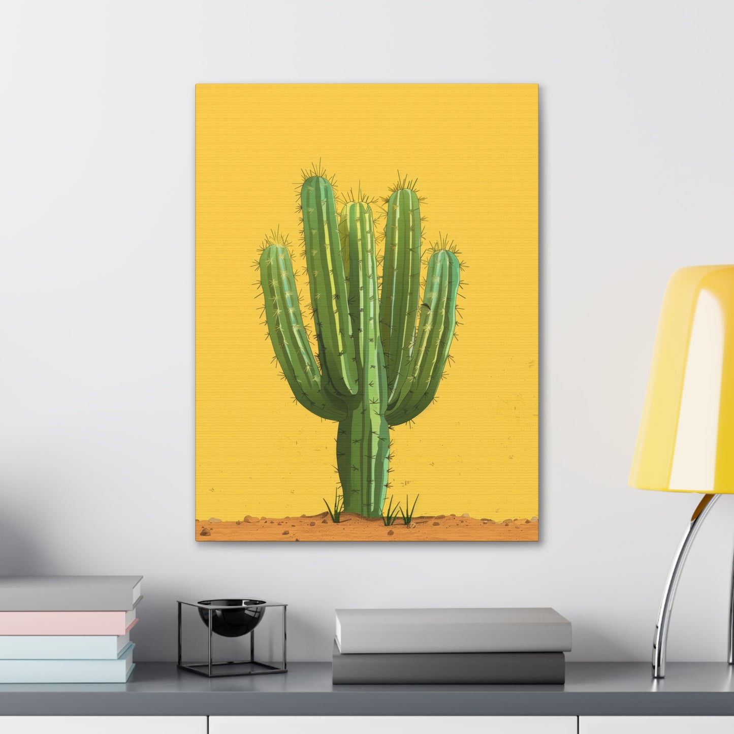 Cactus Plant - Illustration Canvas Gallery Wraps