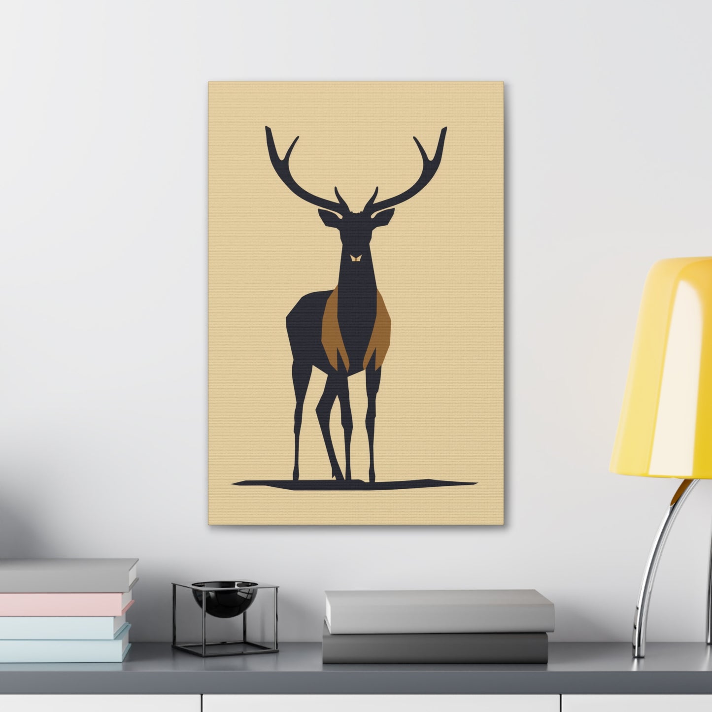 Reindeer - Digital Illustration Canvas Gallery Wraps