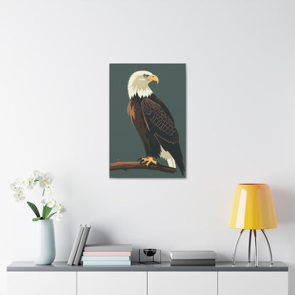 Eagle Digital Illustration Canvas Gallery Wraps