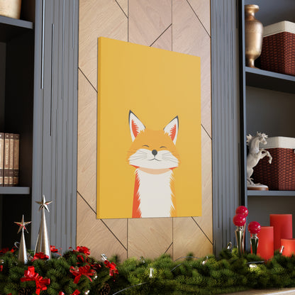 Fox Digital Illustration Canvas Gallery Wraps