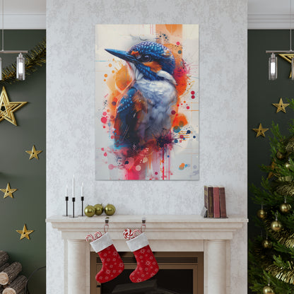 Bird - Abstract Illustration Canvas Gallery Wraps