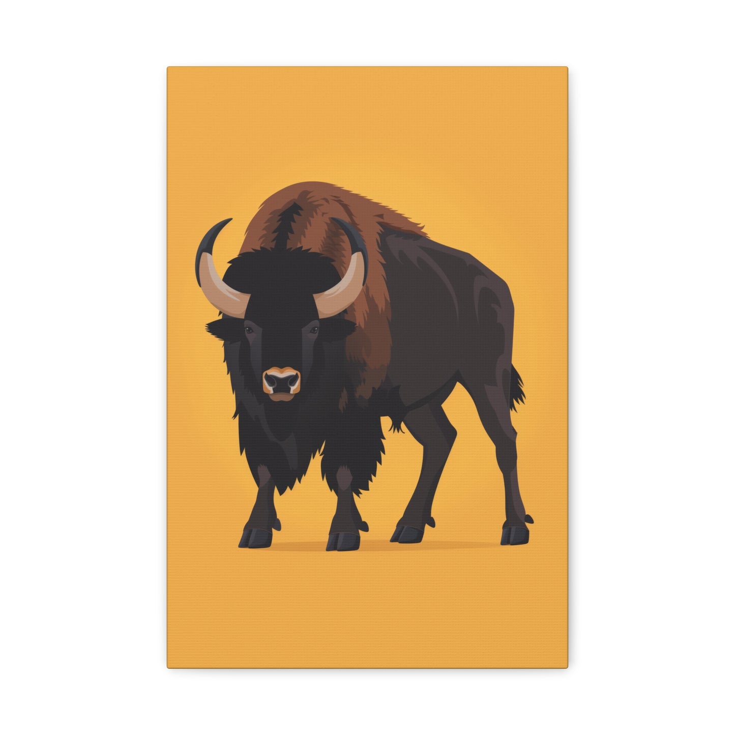 Bison - Digital Illustration Canvas Gallery Wraps