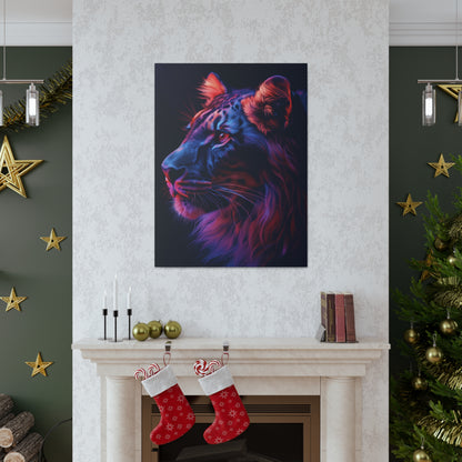 Lion - Illustration  Canvas Gallery Wraps