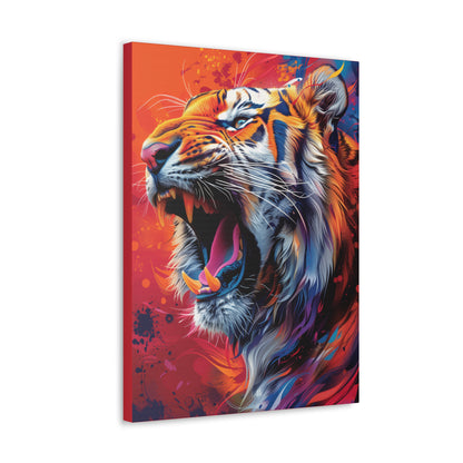 Tiger - Illustration Canvas Gallery Wraps