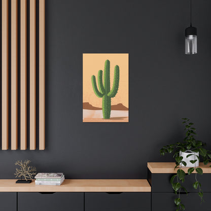 Cactus Plant - Illustration Canvas Gallery Wraps