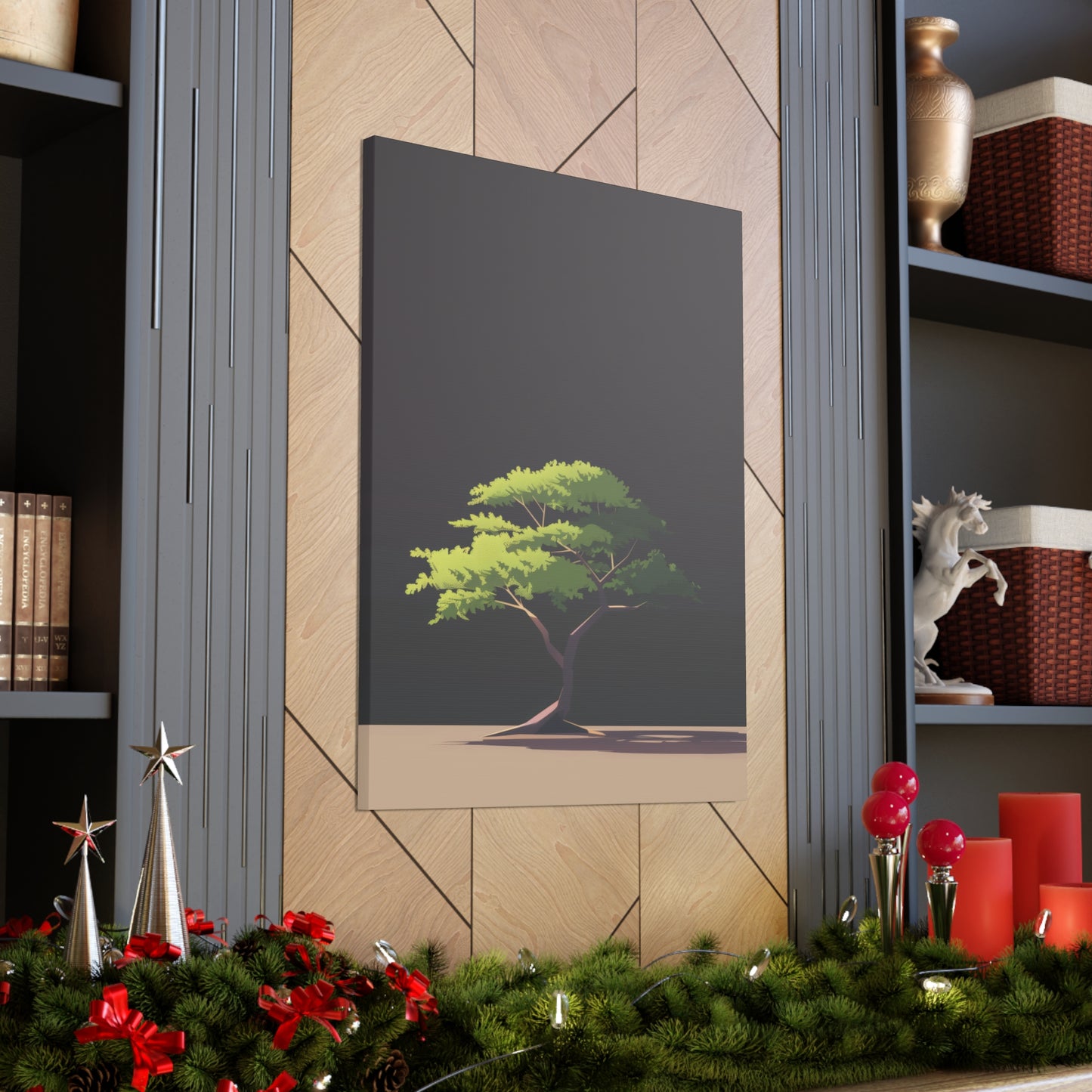 Bonsai Tree - Illustration Canvas Gallery Wraps