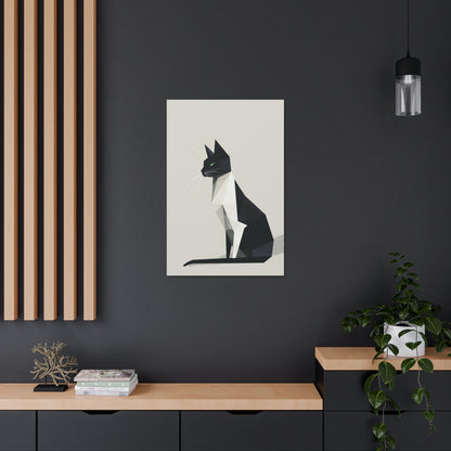 Cat - Digital Illustration Canvas Gallery Wraps