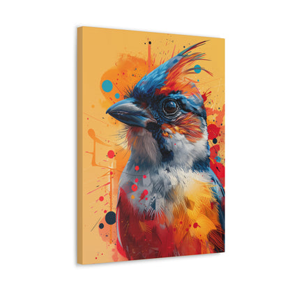 Bird - Abstract Illustration Canvas Gallery Wraps