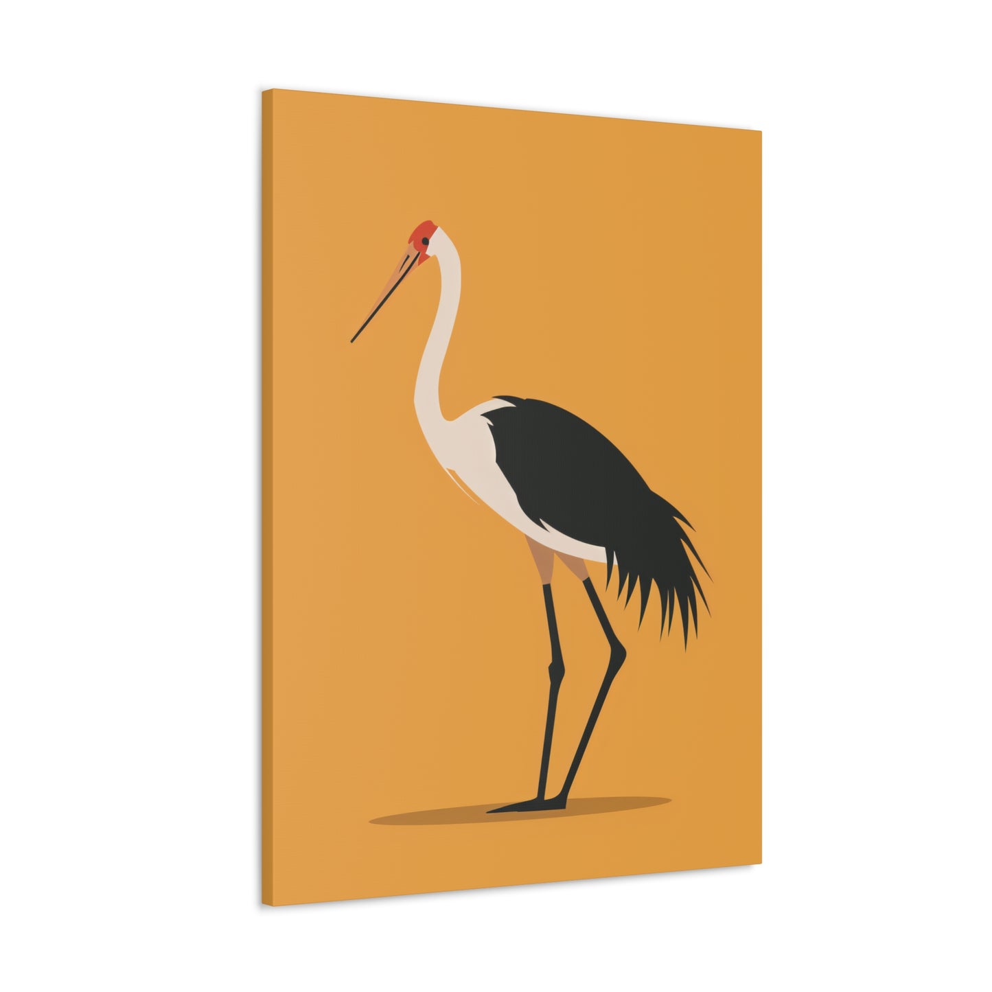 Stork Digital Illustration Canvas Gallery Wraps