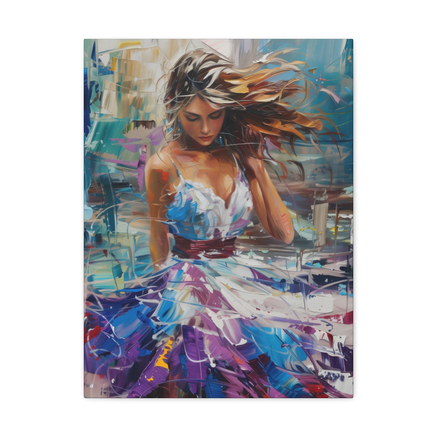 woman - Digital Print Canvas Gallery Wraps