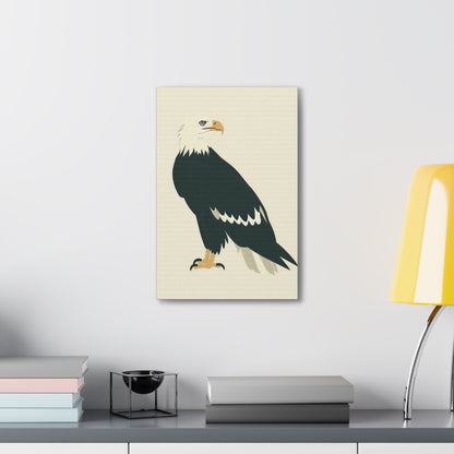 Bald Eagle Digital Illustration Canvas Gallery Wraps