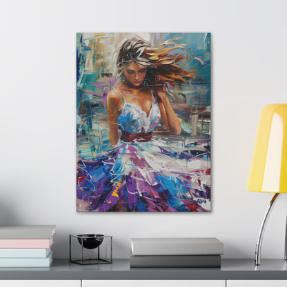 woman - Digital Print Canvas Gallery Wraps