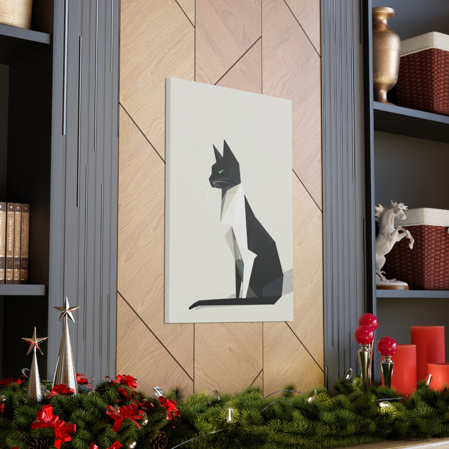 Cat - Digital Illustration Canvas Gallery Wraps