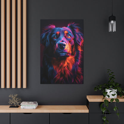 Labrador Dog - Abstract Illustration Canvas Gallery Wraps