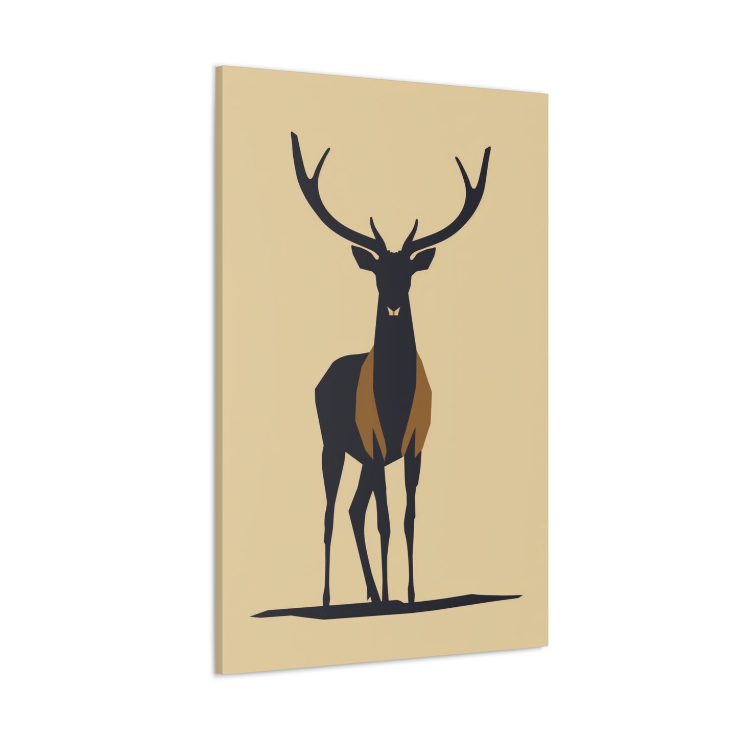 Reindeer - Digital Illustration Canvas Gallery Wraps