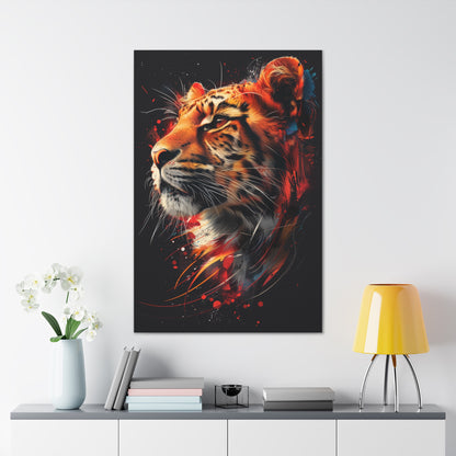 Tiger - Illustration  Canvas Gallery Wraps