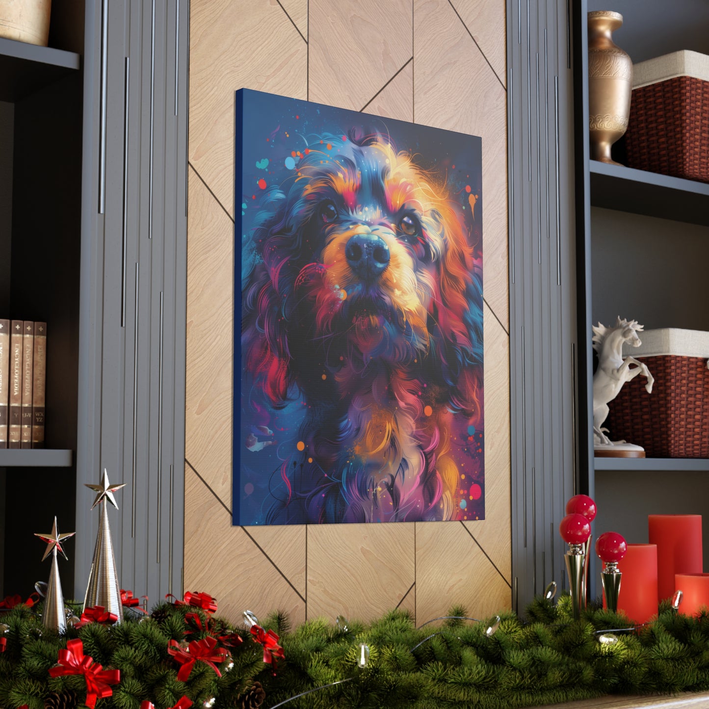 Terrier Dog - Illustration Canvas Gallery Wraps