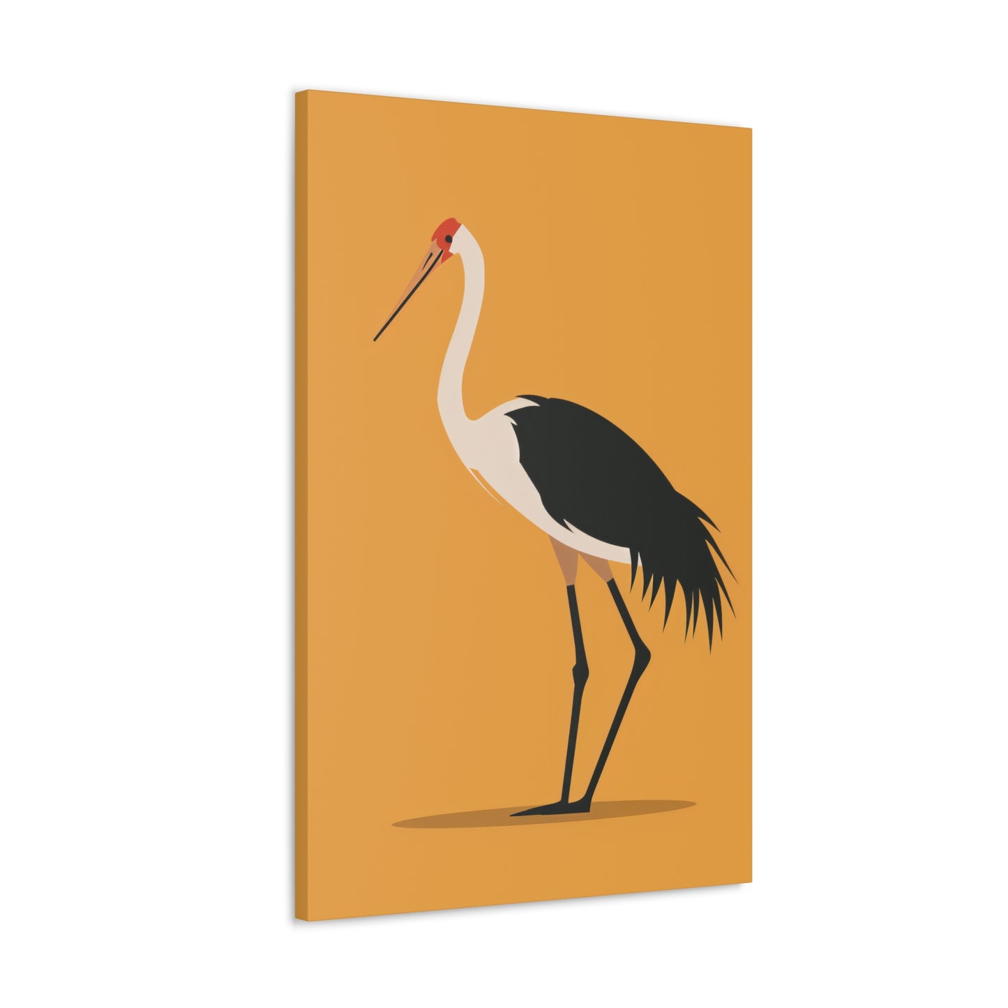 Stork Digital Illustration Canvas Gallery Wraps