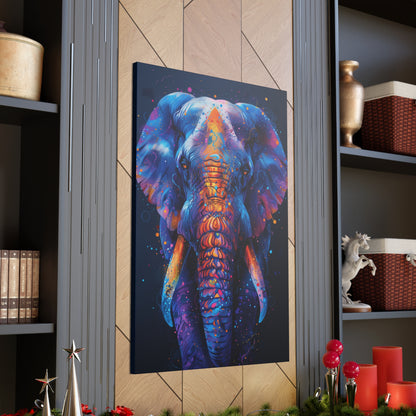 Elephant - Illustration Canvas Gallery Wraps