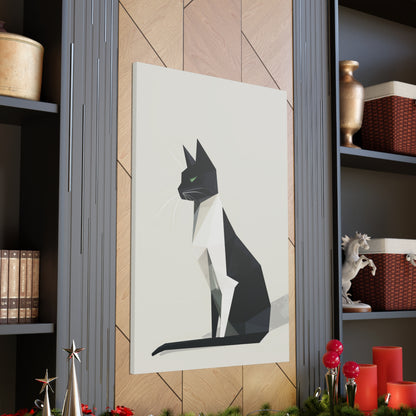 Cat - Digital Illustration Canvas Gallery Wraps