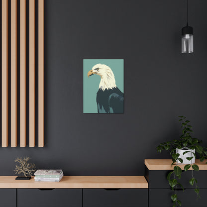 Bald Eagle Digital Illustration Canvas Gallery Wraps