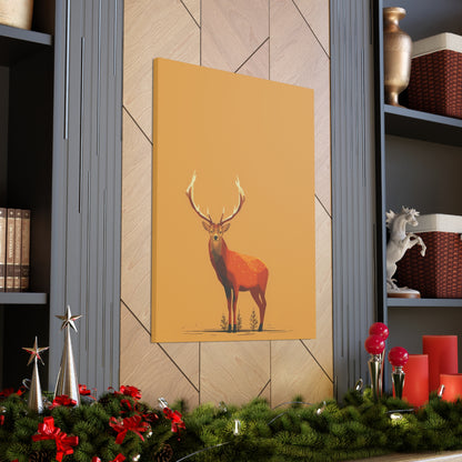 Reindeer Digital Illustration Canvas Gallery Wraps