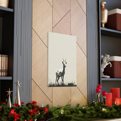 Goat Digital Illustration Canvas Gallery Wraps