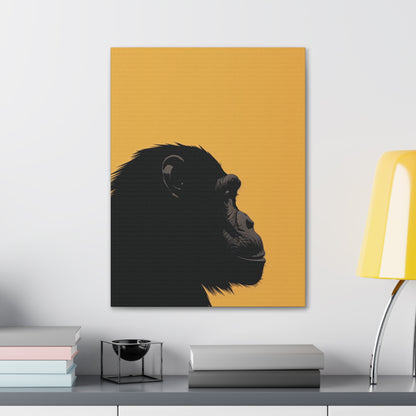 Gorilla Digital Illustration Canvas Gallery Wraps