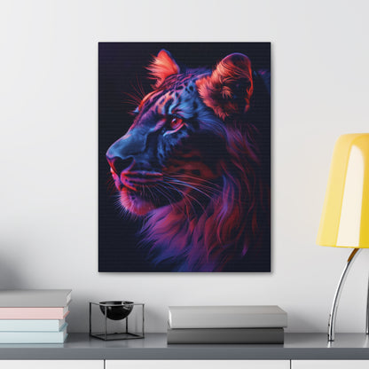 Lion - Illustration  Canvas Gallery Wraps