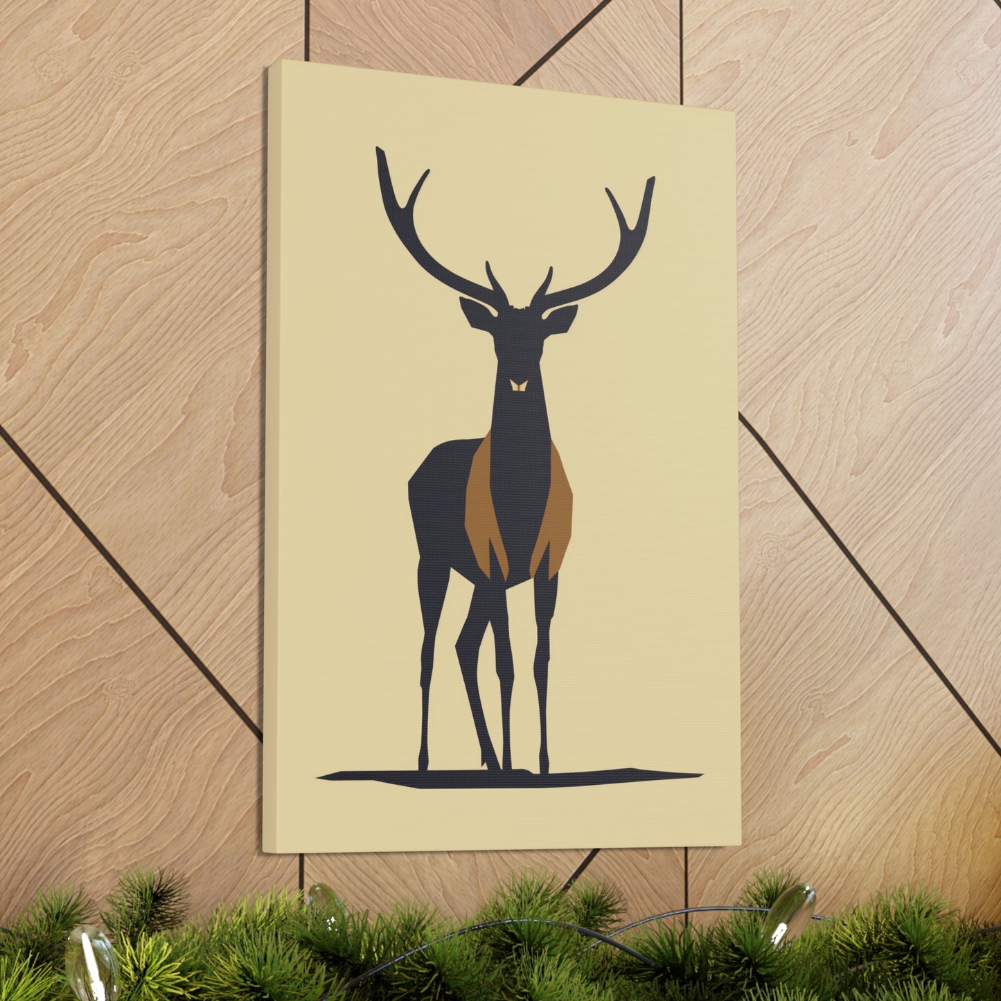 Reindeer - Digital Illustration Canvas Gallery Wraps