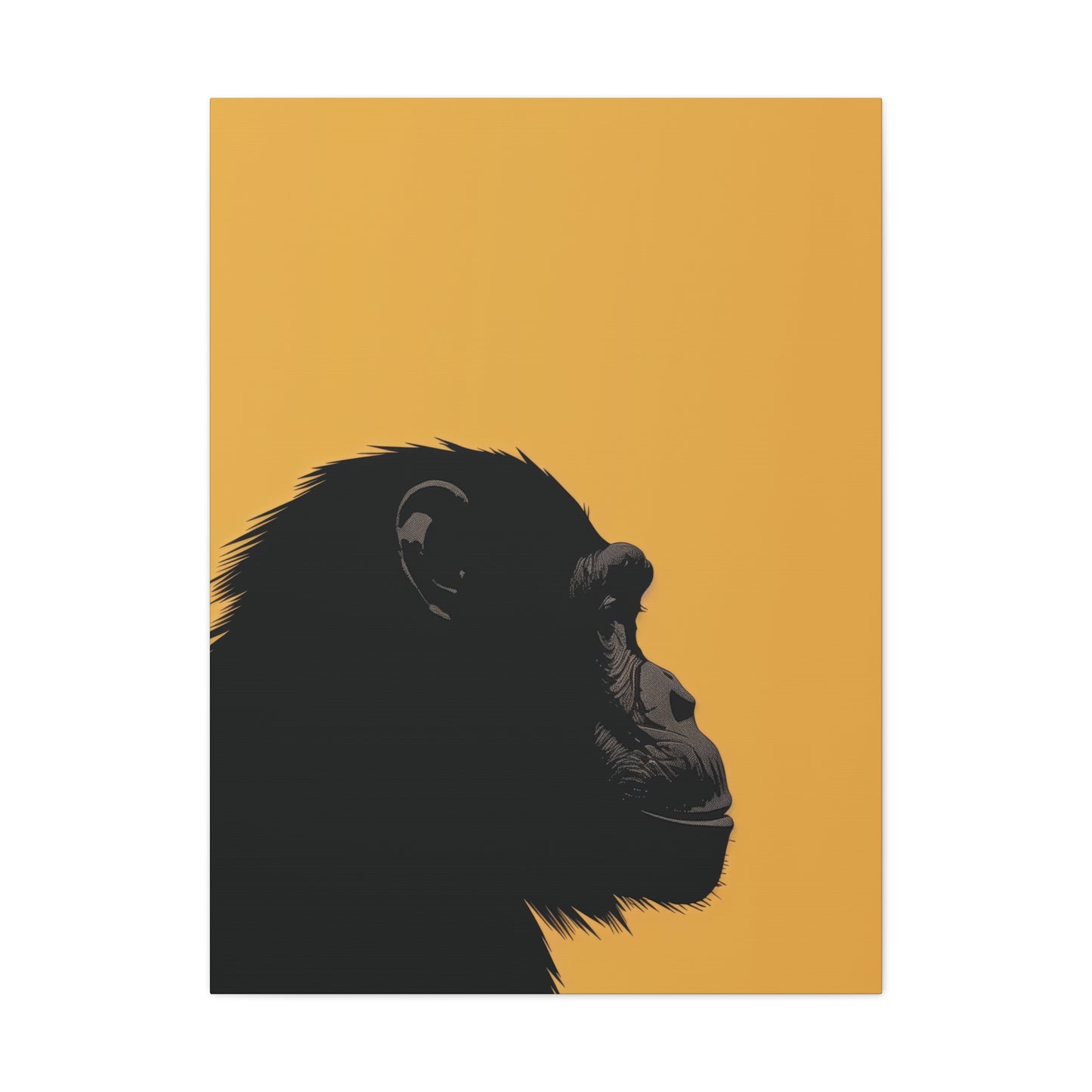 Gorilla Digital Illustration Canvas Gallery Wraps