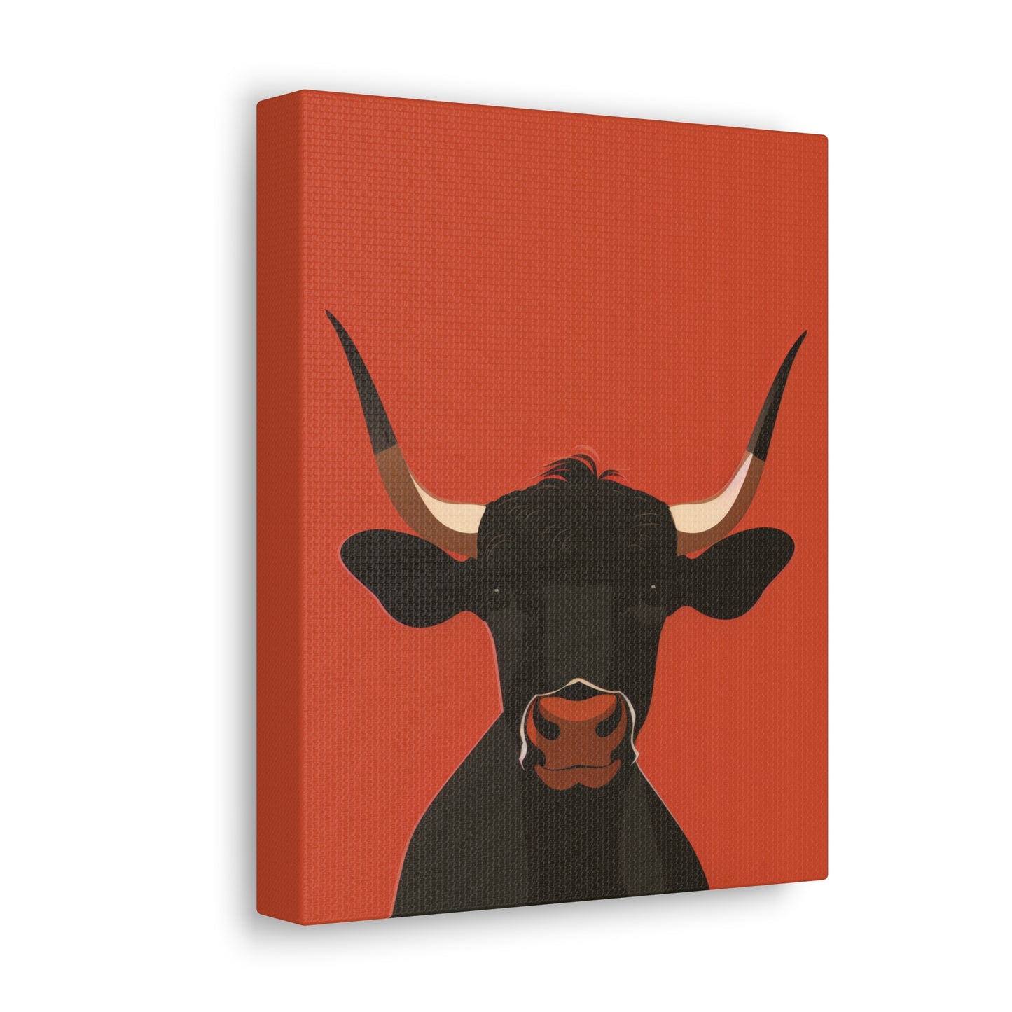 Bull Digital Illustration Canvas Gallery Wraps