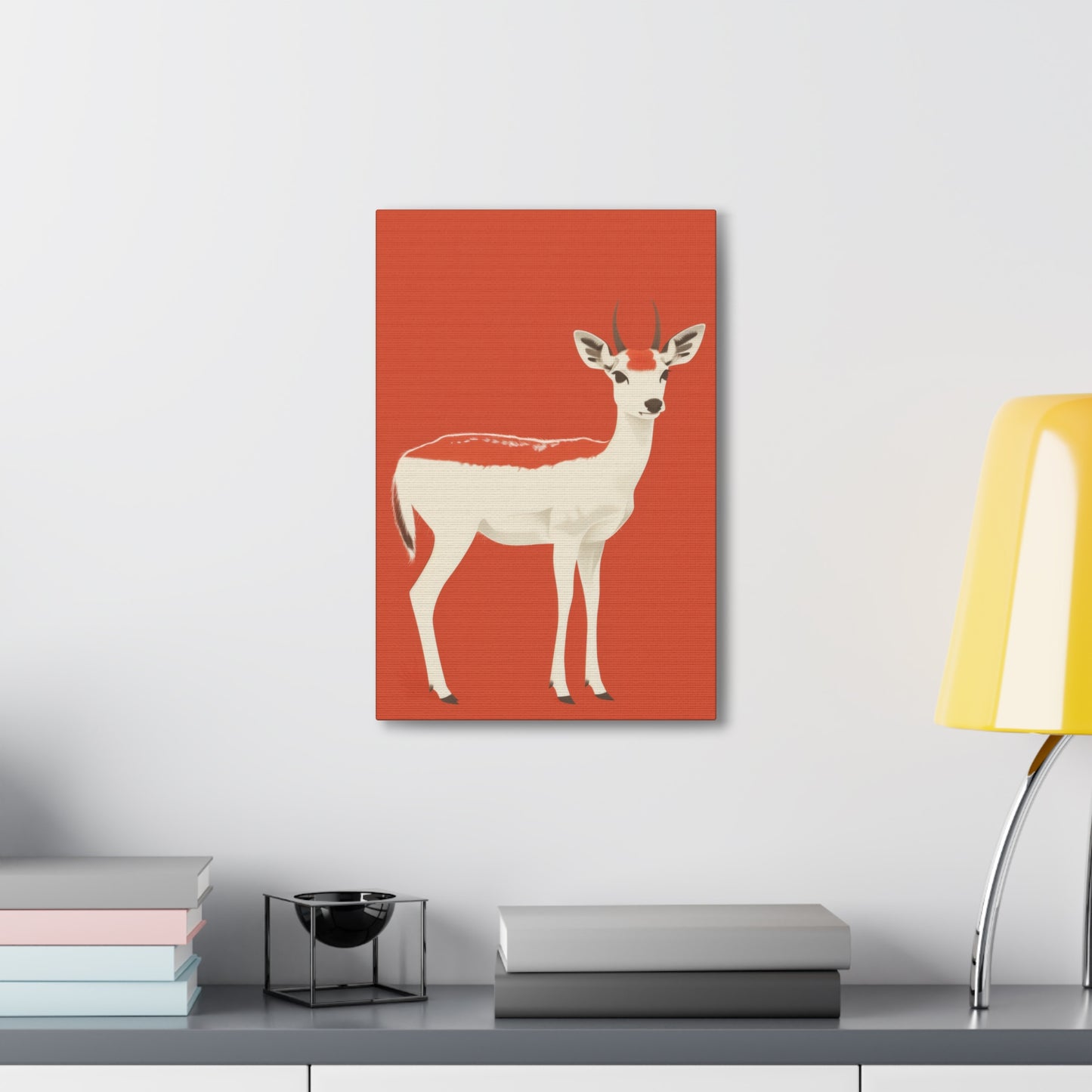 Deer Digital Illustration Canvas Gallery Wraps