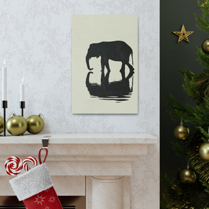 Elephant  Digital Illustration Canvas Gallery Wraps