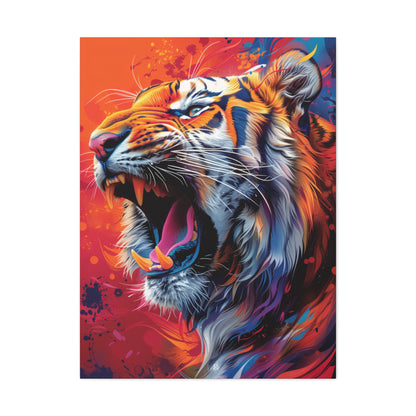 Tiger - Illustration Canvas Gallery Wraps