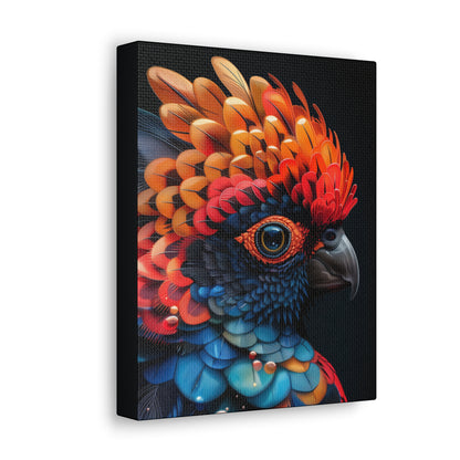 Beautiful Bird - Abstract Illustration Canvas Gallery Wraps