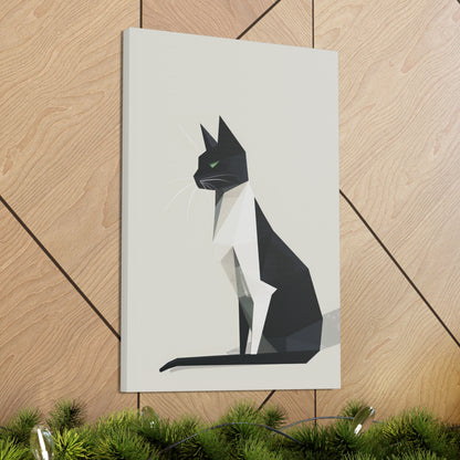 Cat - Digital Illustration Canvas Gallery Wraps