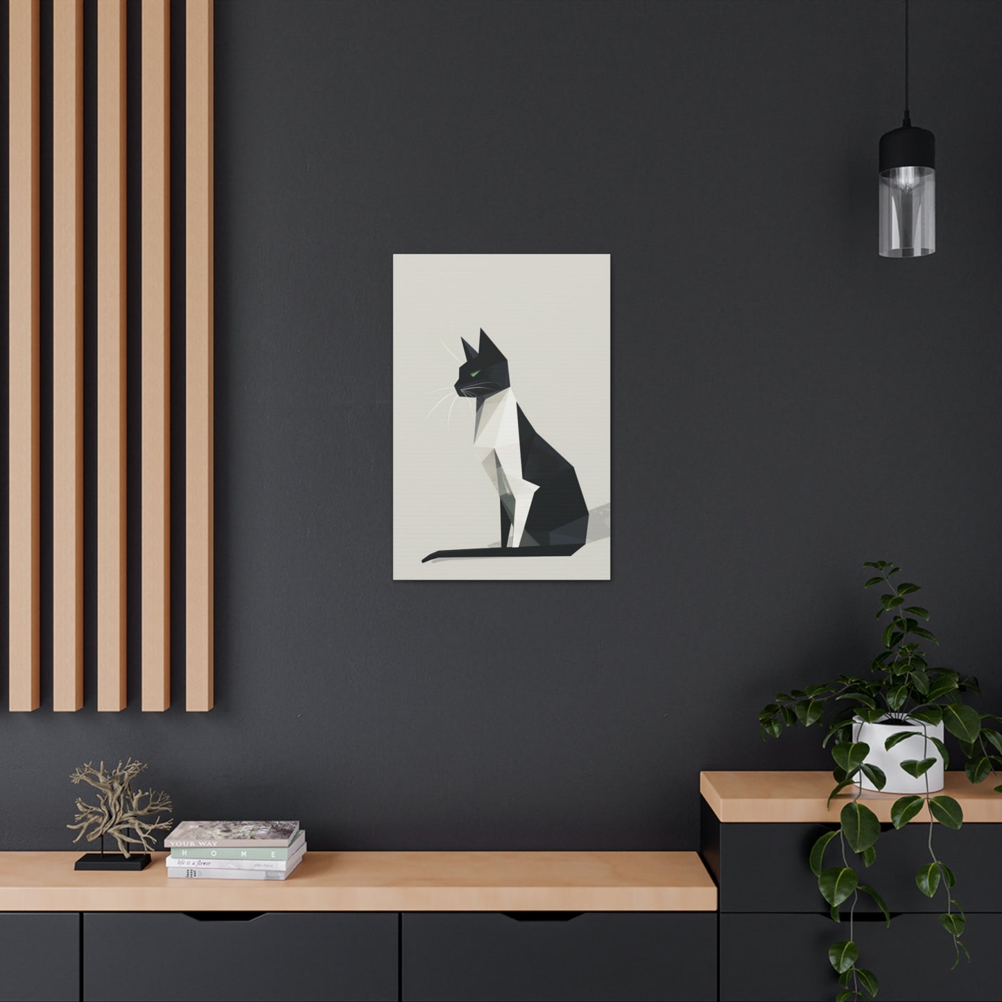 Cat - Digital Illustration Canvas Gallery Wraps