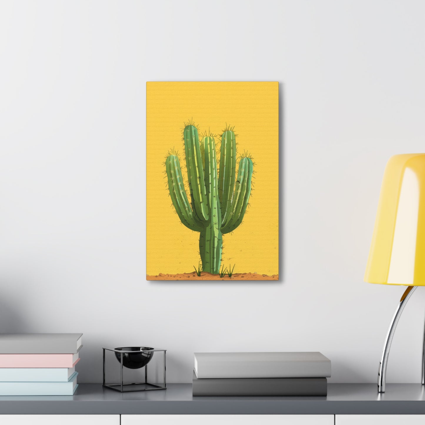 Cactus Plant - Illustration Canvas Gallery Wraps