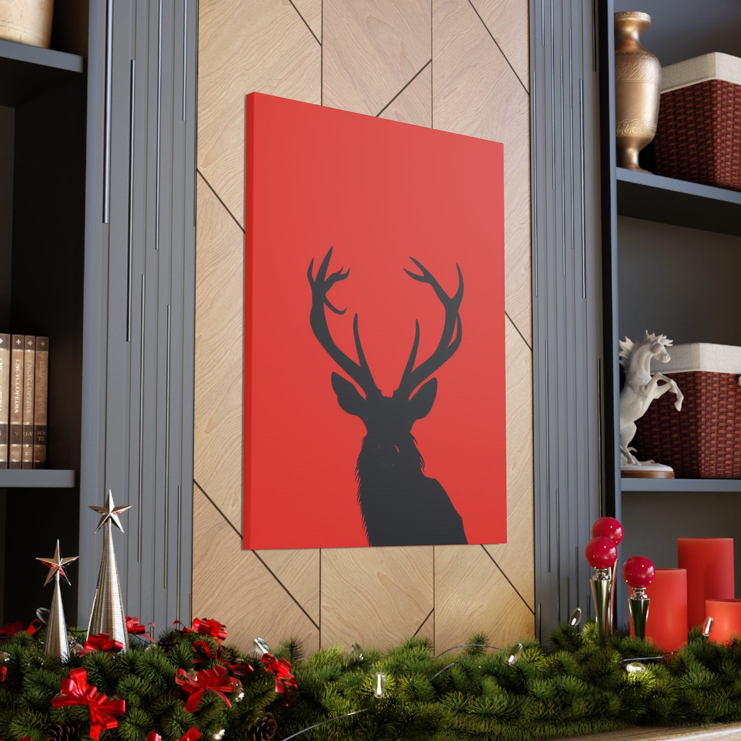 Reindeer - Digital Illustration Canvas Gallery Wraps