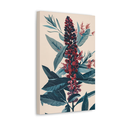 Cycade Flower Digital Illustration Canvas Gallery Wraps