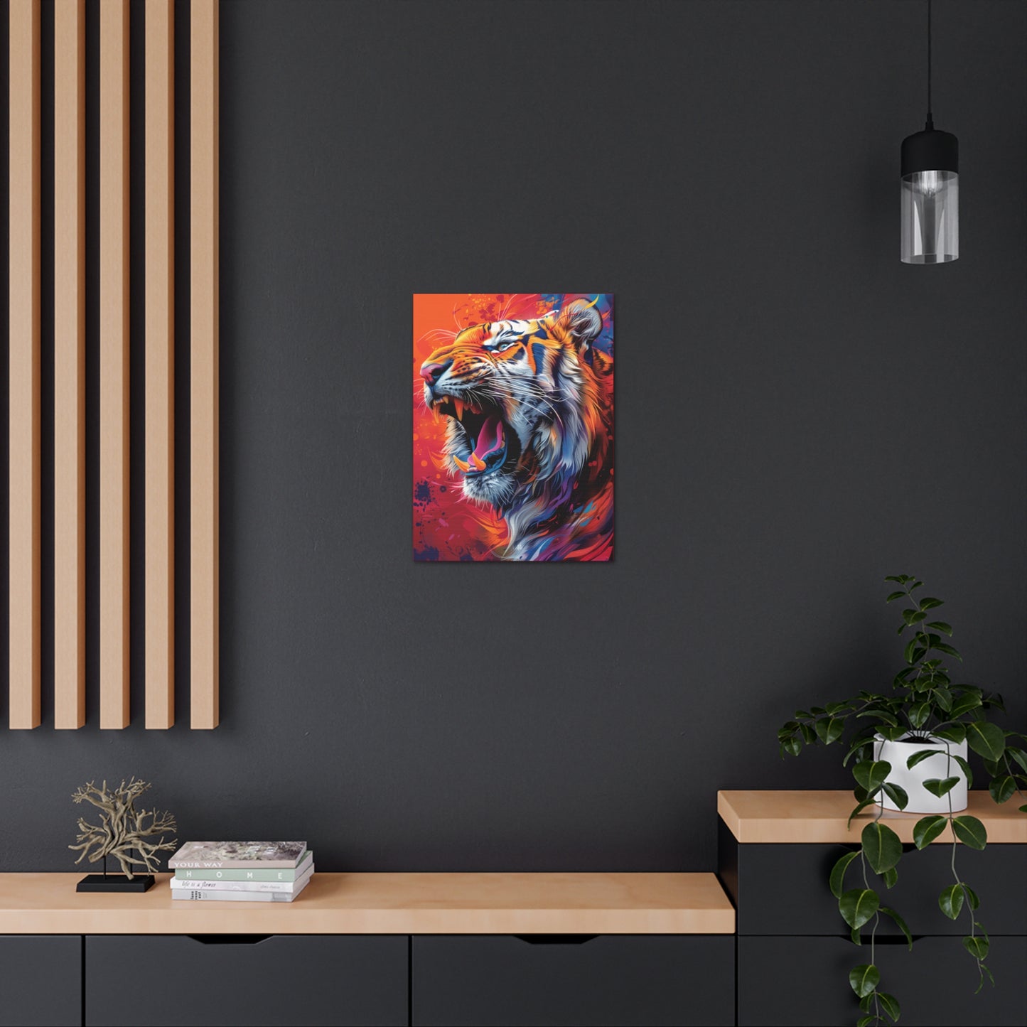 Tiger - Illustration Canvas Gallery Wraps