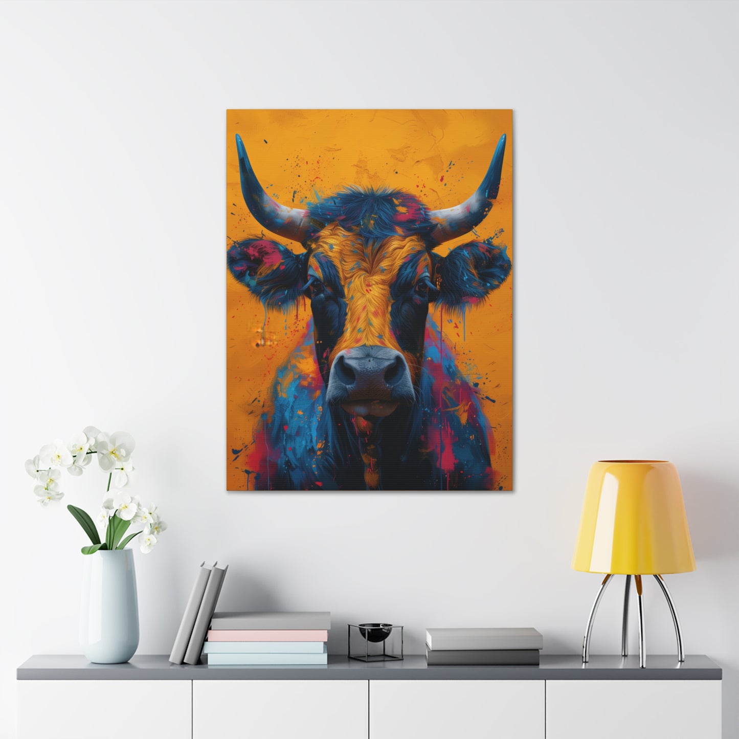 Buffalo - Illustration Canvas Gallery Wraps