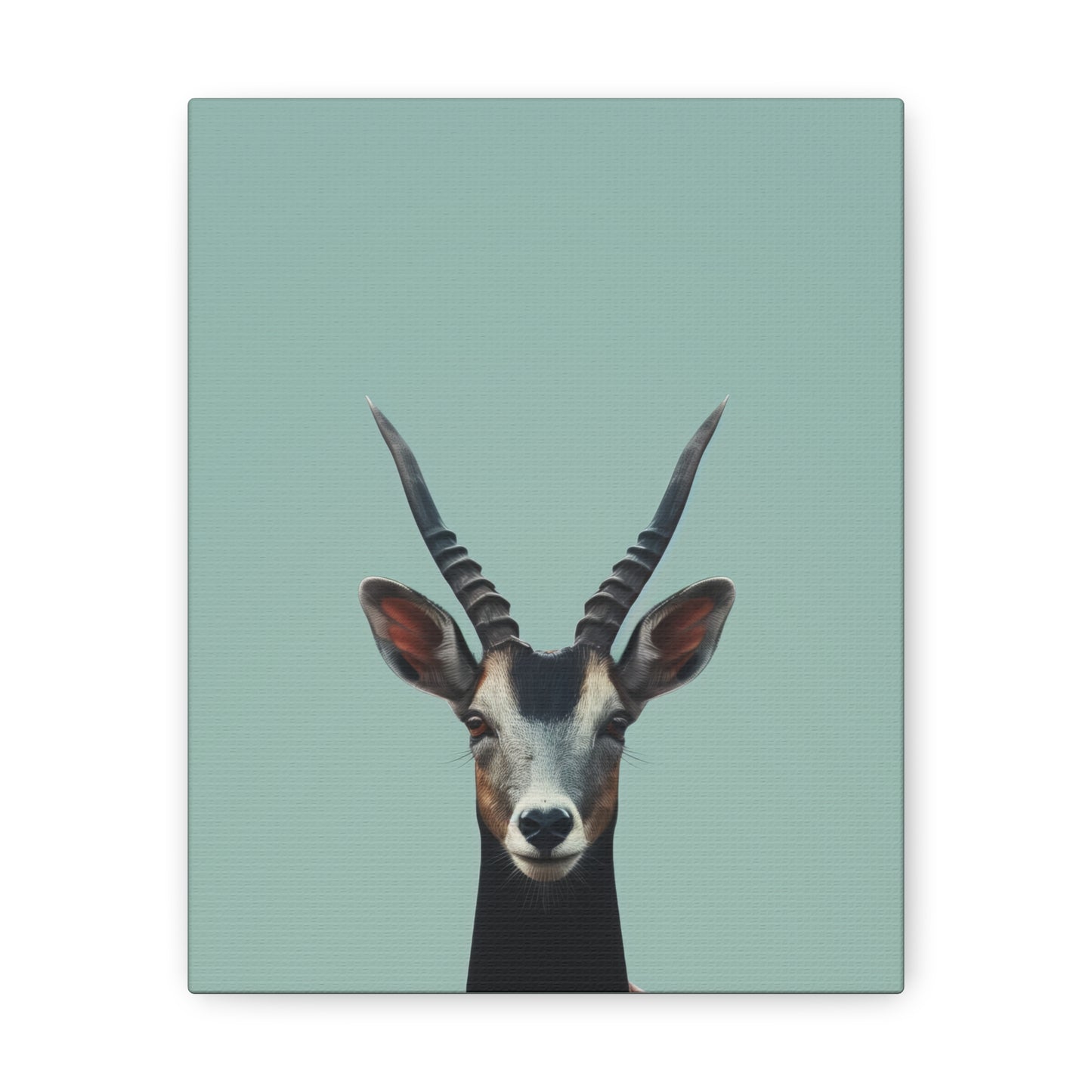 Antelope with Antlers Digital Illustration Canvas Gallery Wraps