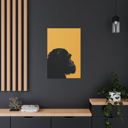 Gorilla Digital Illustration Canvas Gallery Wraps