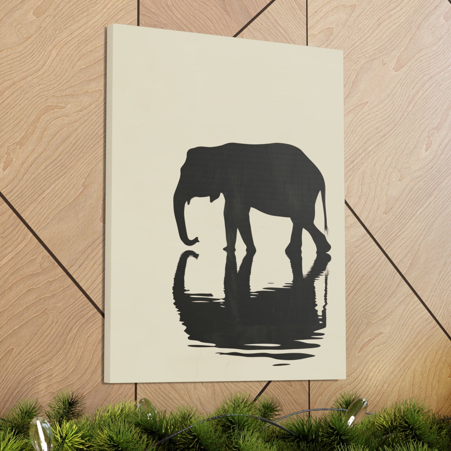 Elephant  Digital Illustration Canvas Gallery Wraps