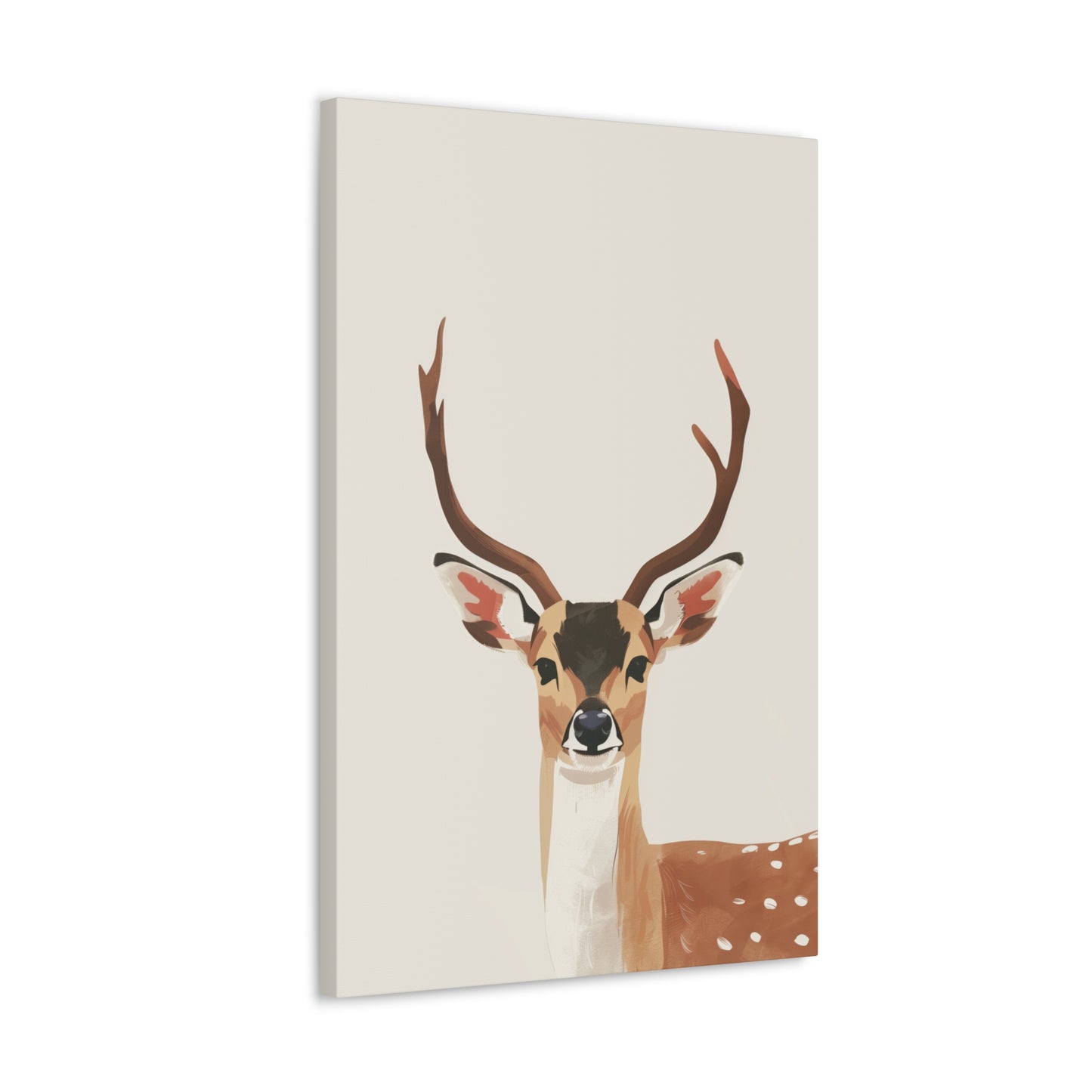 Deer Digital Illustration Canvas Gallery Wraps